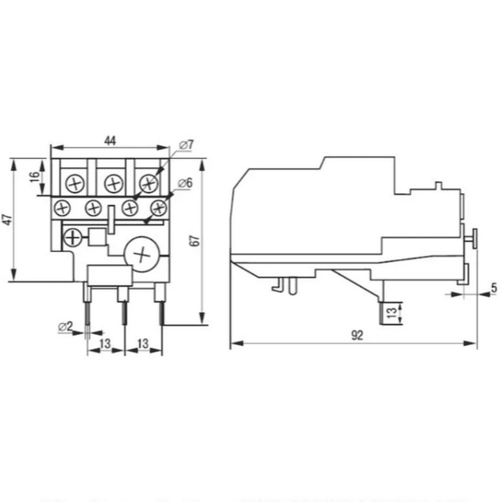 Реле електротеплове SB-TOR 17-25А UEC ( TR1-SB-TOR-17-25 )